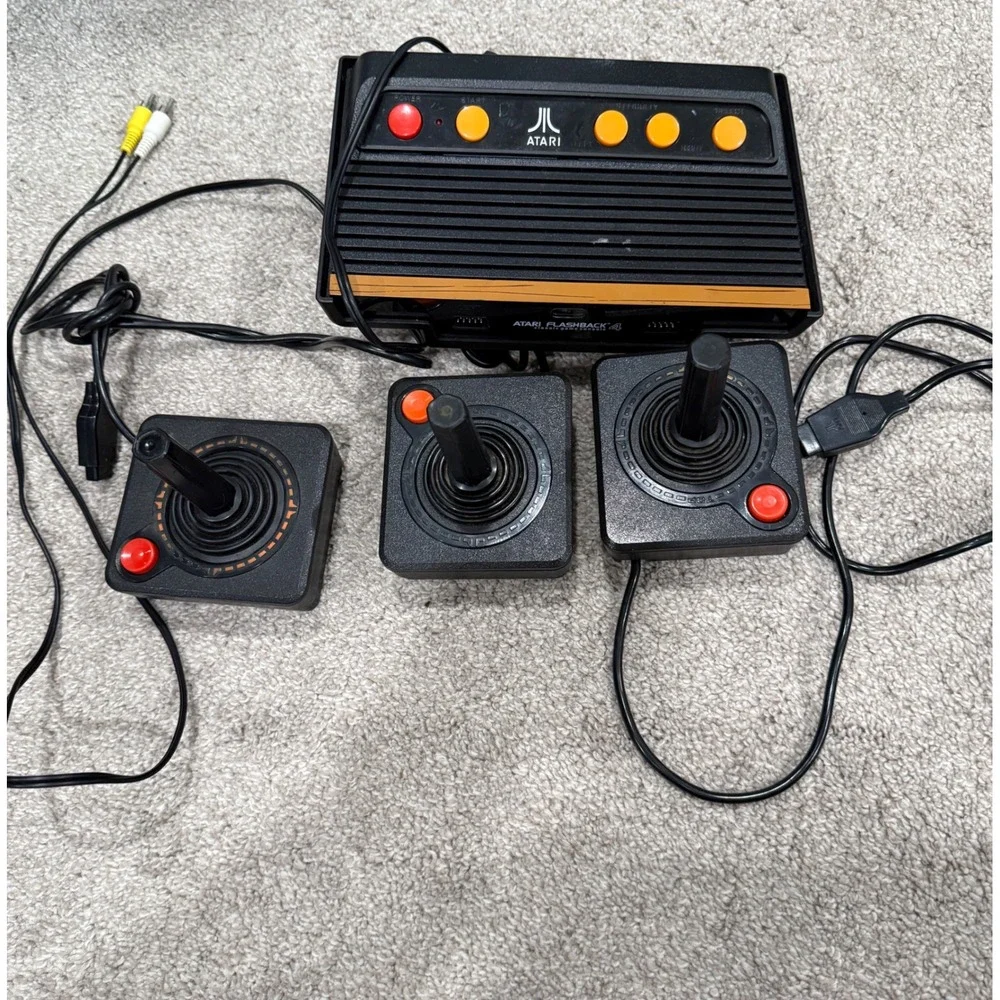 Atari Flashback 8 Console with 3 Wired Controllers Retro Gaming System